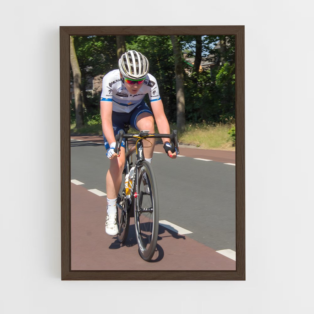 Poster Anna de van breggen – affiche Cyclisme (vue 5)